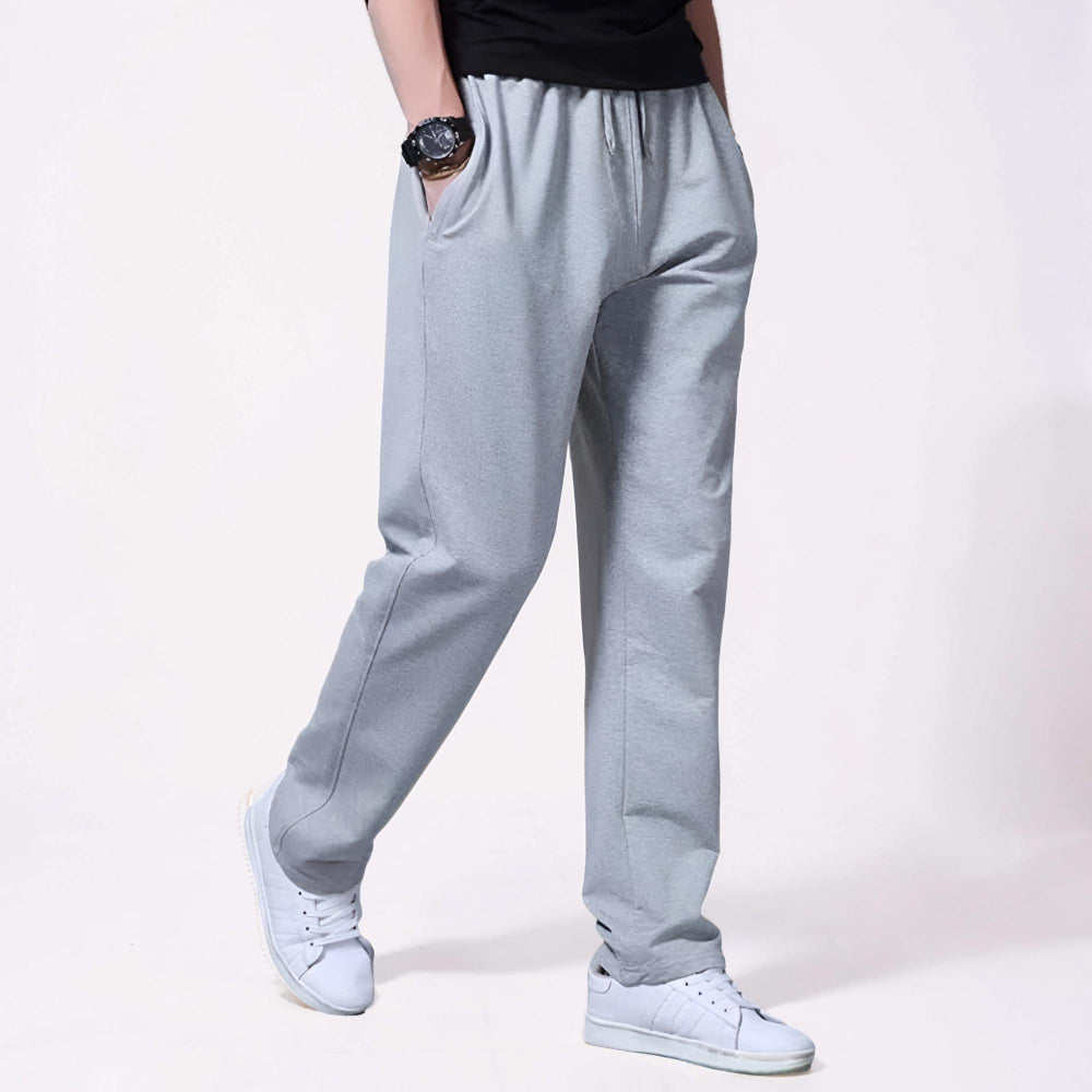 Men's Sweatpants Wide Leg Drawstring Casual Joggers | Meowbutter