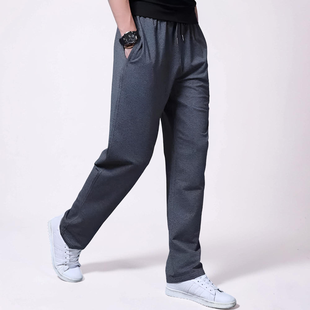 Men's Sweatpants Wide Leg Drawstring Casual Joggers | Meowbutter
