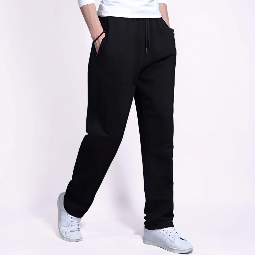 Men's Sweatpants Wide Leg Drawstring Casual Joggers | Meowbutter