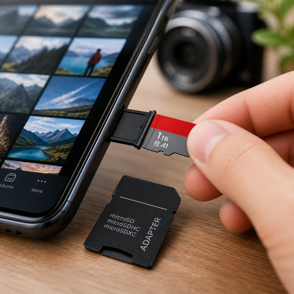 Scheda di memoria Micro SD con adattatore ad alta velocità 1TB | Meowbutter