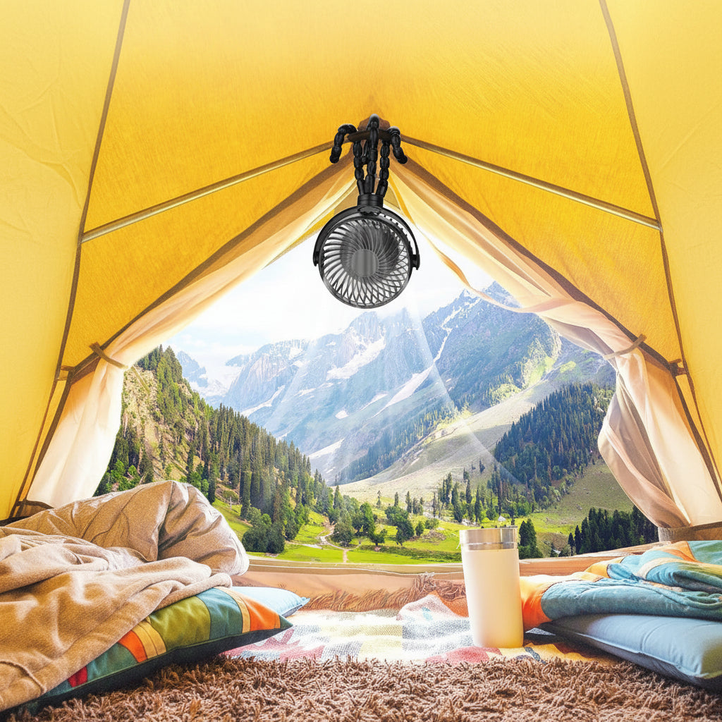 Portable Fan Clip On Battery Operated Stroller Fan | Meowbutter