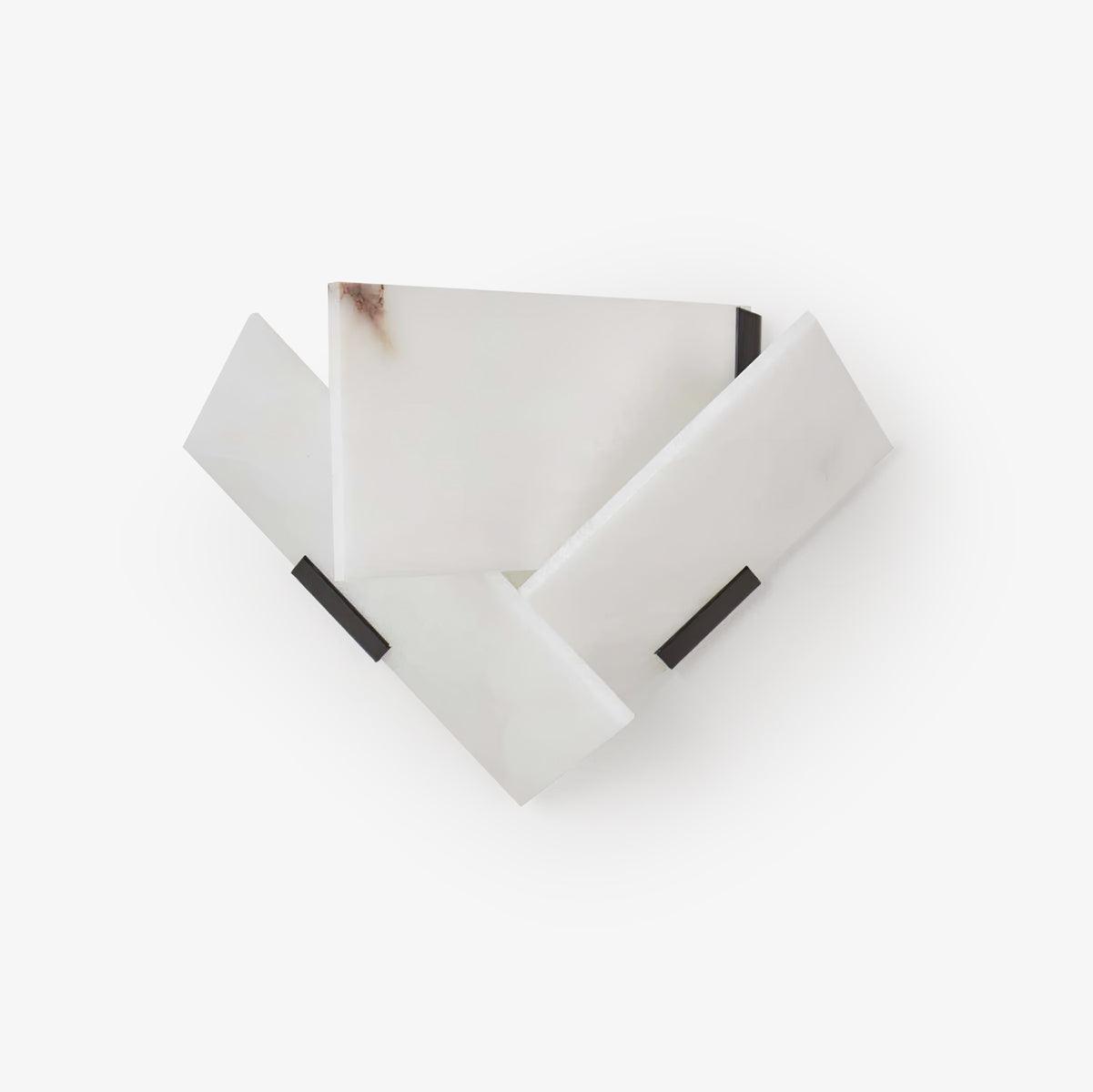 Corp de iluminat LED Alabaster pentru perete cu suport, negru satin.