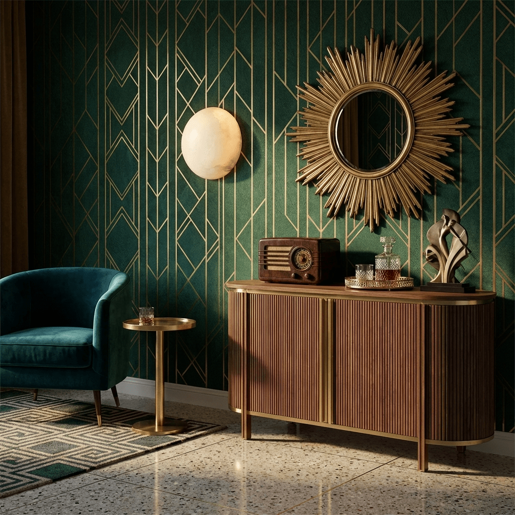 Alabaster minimalistisk væglampe med blødt skær og metalfinish