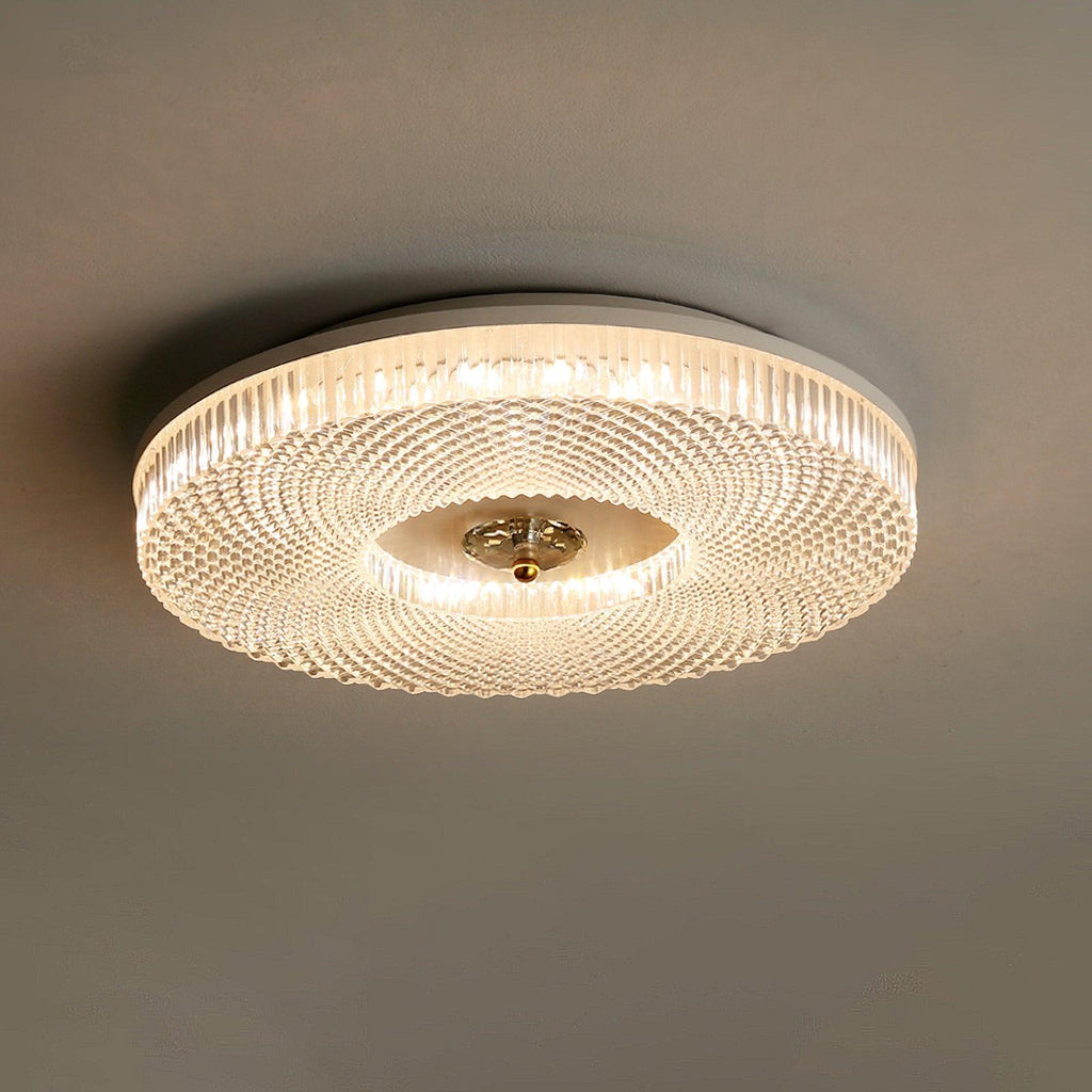 Elegantní stropní svítidlo s integrovaným LED a neprůhledným akrylovým stínidlem