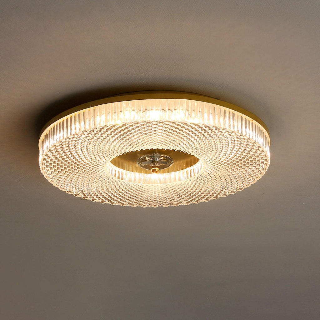 Elegantní stropní svítidlo s integrovaným LED a neprůhledným akrylovým stínidlem