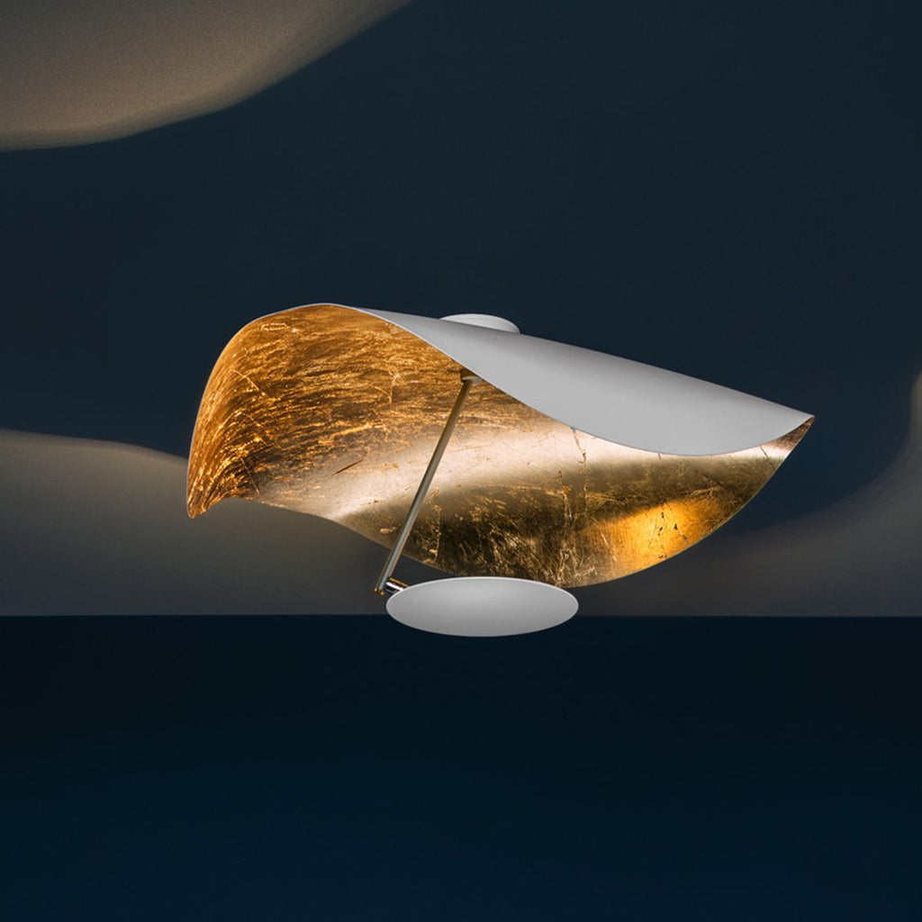 Modern Metal Ceiling Light With Adjustable Height LED Fixture