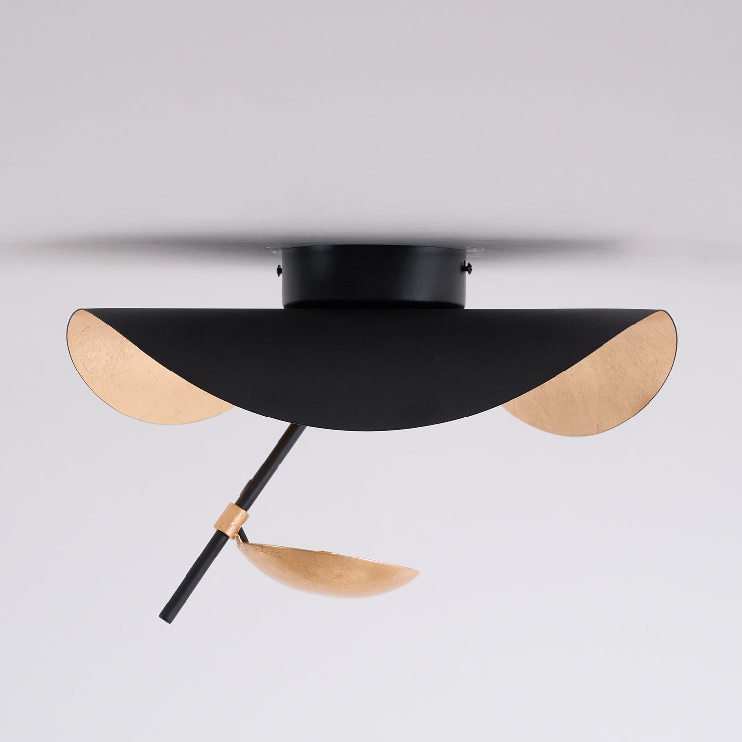 Modern Metal Ceiling Light With Adjustable Height LED Fixture