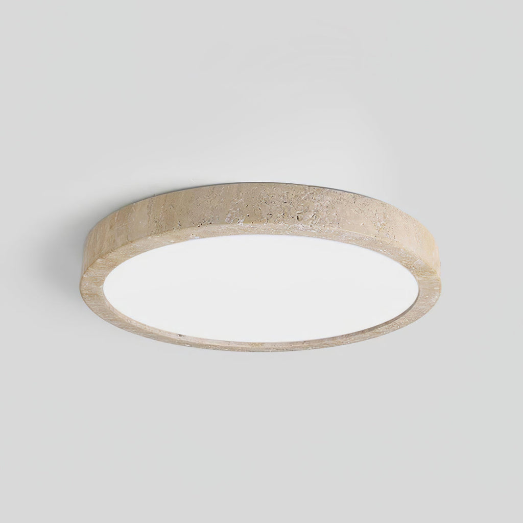 Žluté stropní světlo z travertinu s integrovaným LED osvětlením