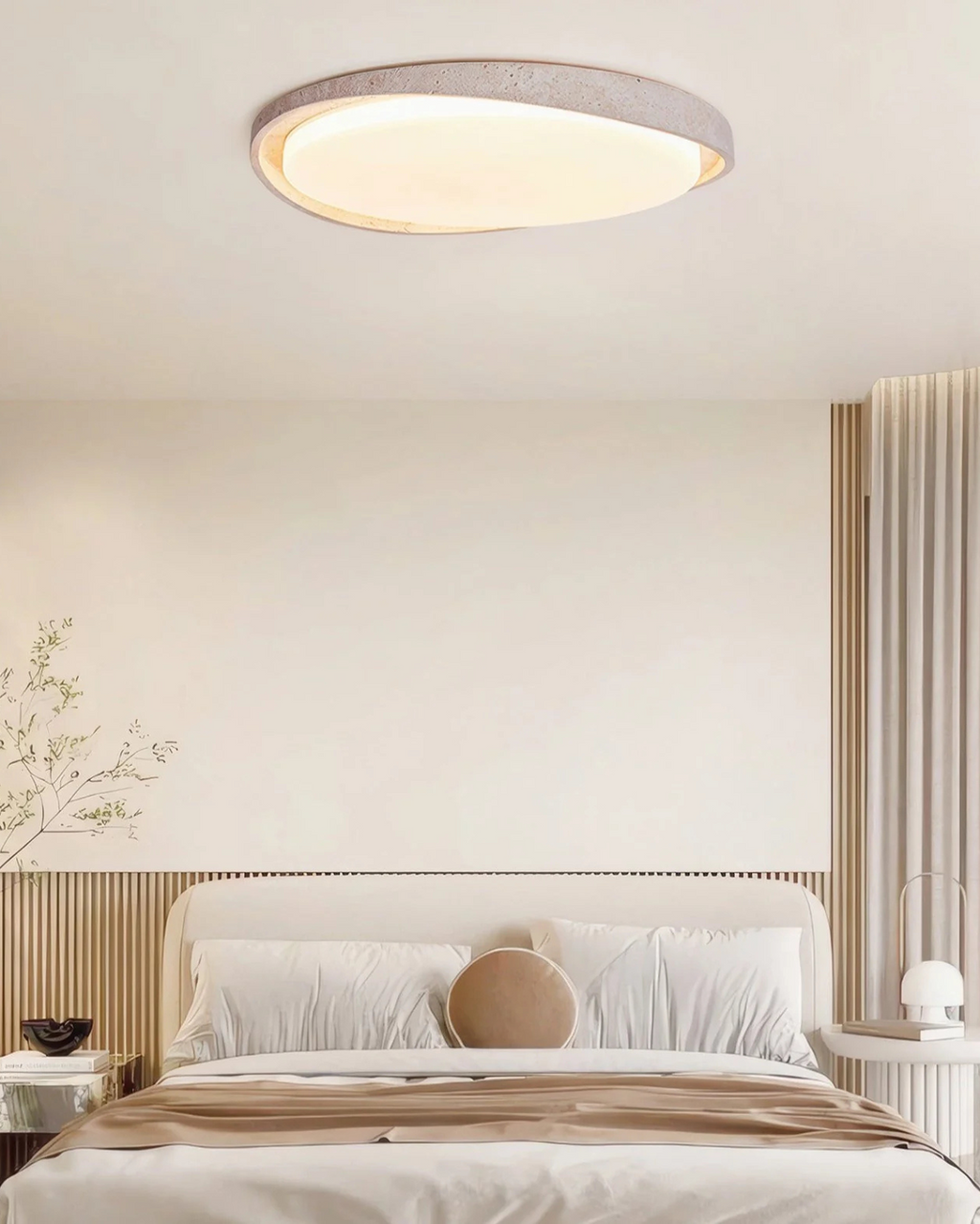 Minimalist Flush Mount Ceiling Light Delivers Gentle Diffused Glow For Modern Homes
