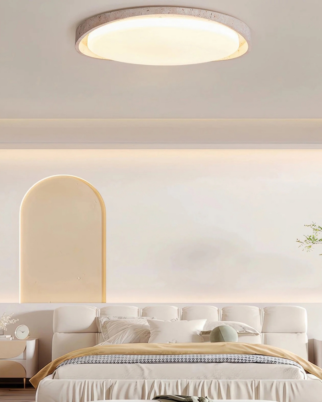 Minimalist Flush Mount Ceiling Light Delivers Gentle Diffused Glow For Modern Homes