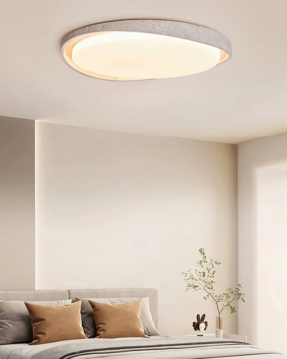 Minimalist Flush Mount Ceiling Light Delivers Gentle Diffused Glow For Modern Homes