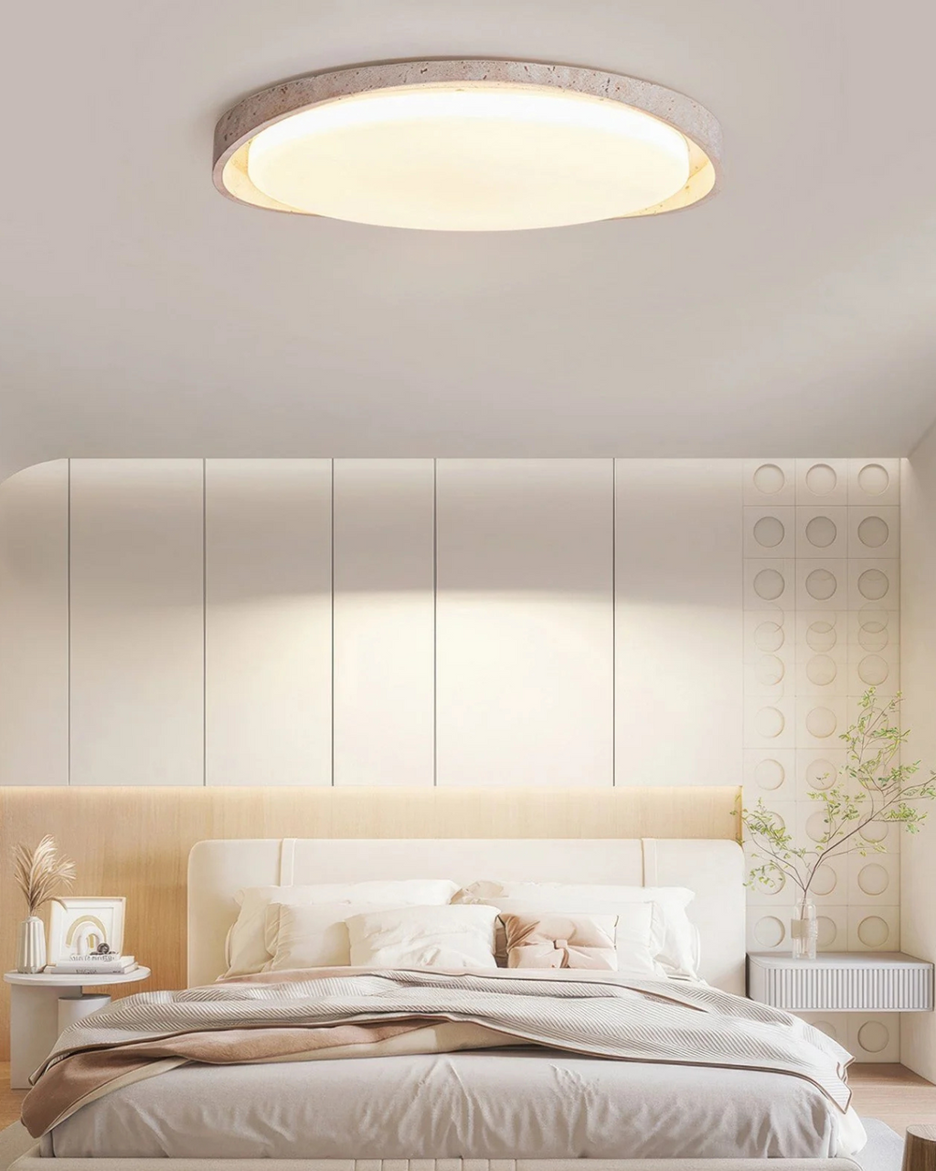 Minimalist Flush Mount Ceiling Light Delivers Gentle Diffused Glow For Modern Homes