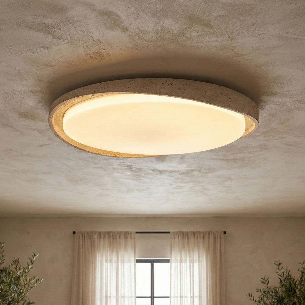 Minimalist Flush Mount Ceiling Light Delivers Gentle Diffused Glow For Modern Homes