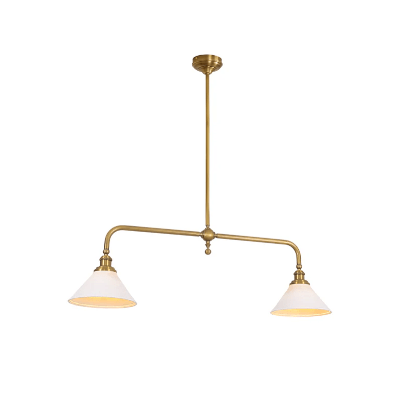 Brass Ceramic Minimalist Pendant Light For Kitchen Islands And Dining Areas