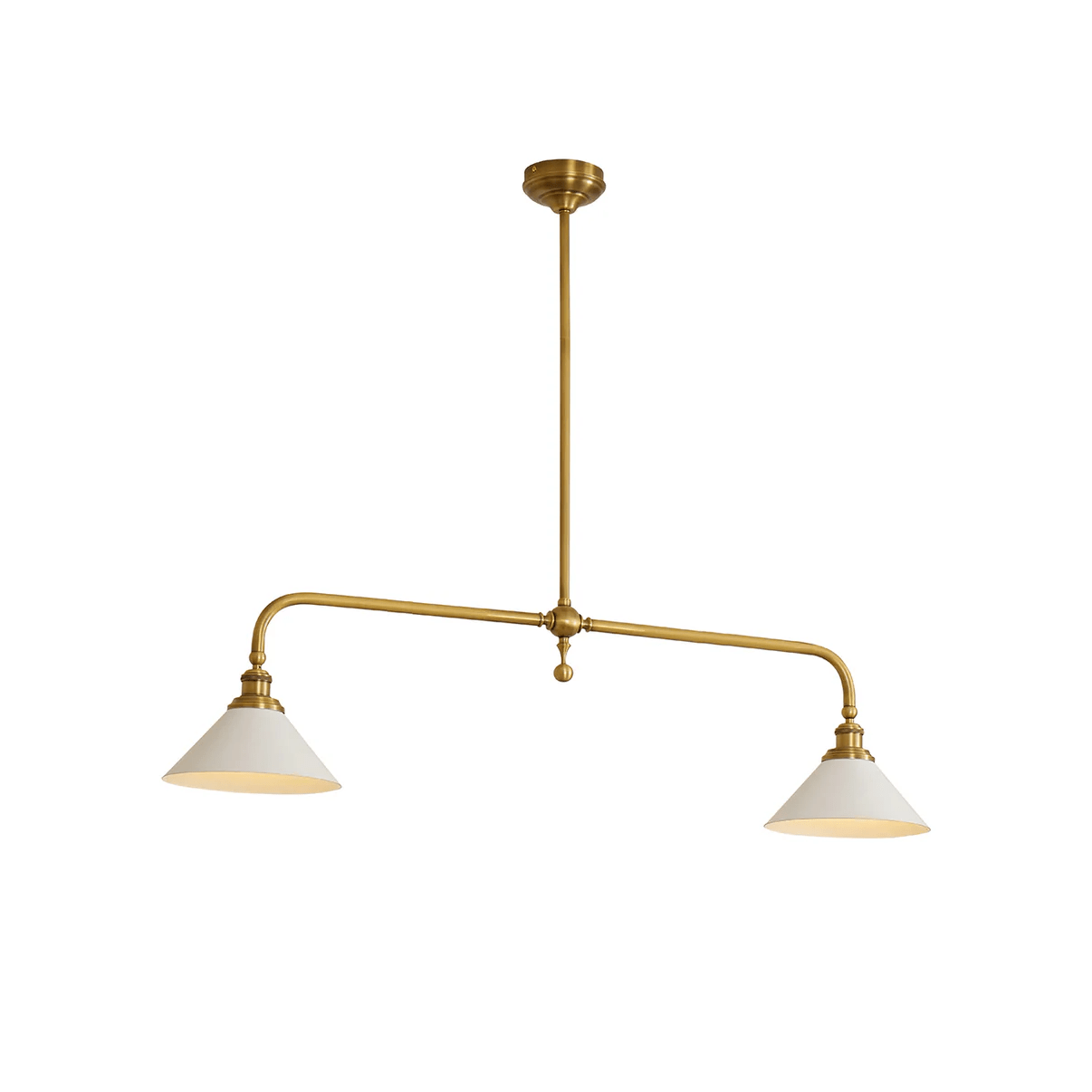 Brass Ceramic Minimalist Pendant Light For Kitchen Islands And Dining Areas