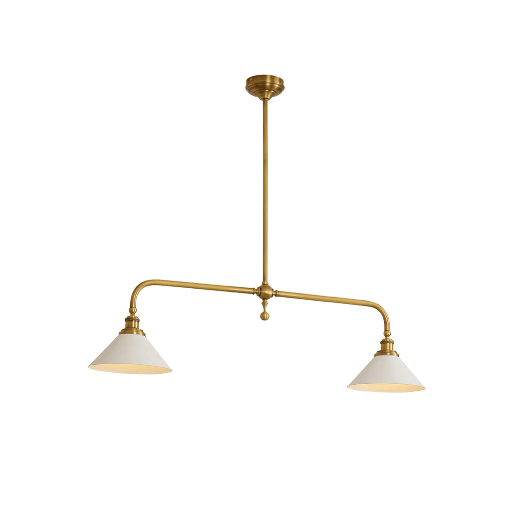 Brass Ceramic Minimalist Pendant Light For Kitchen Islands And Dining Areas