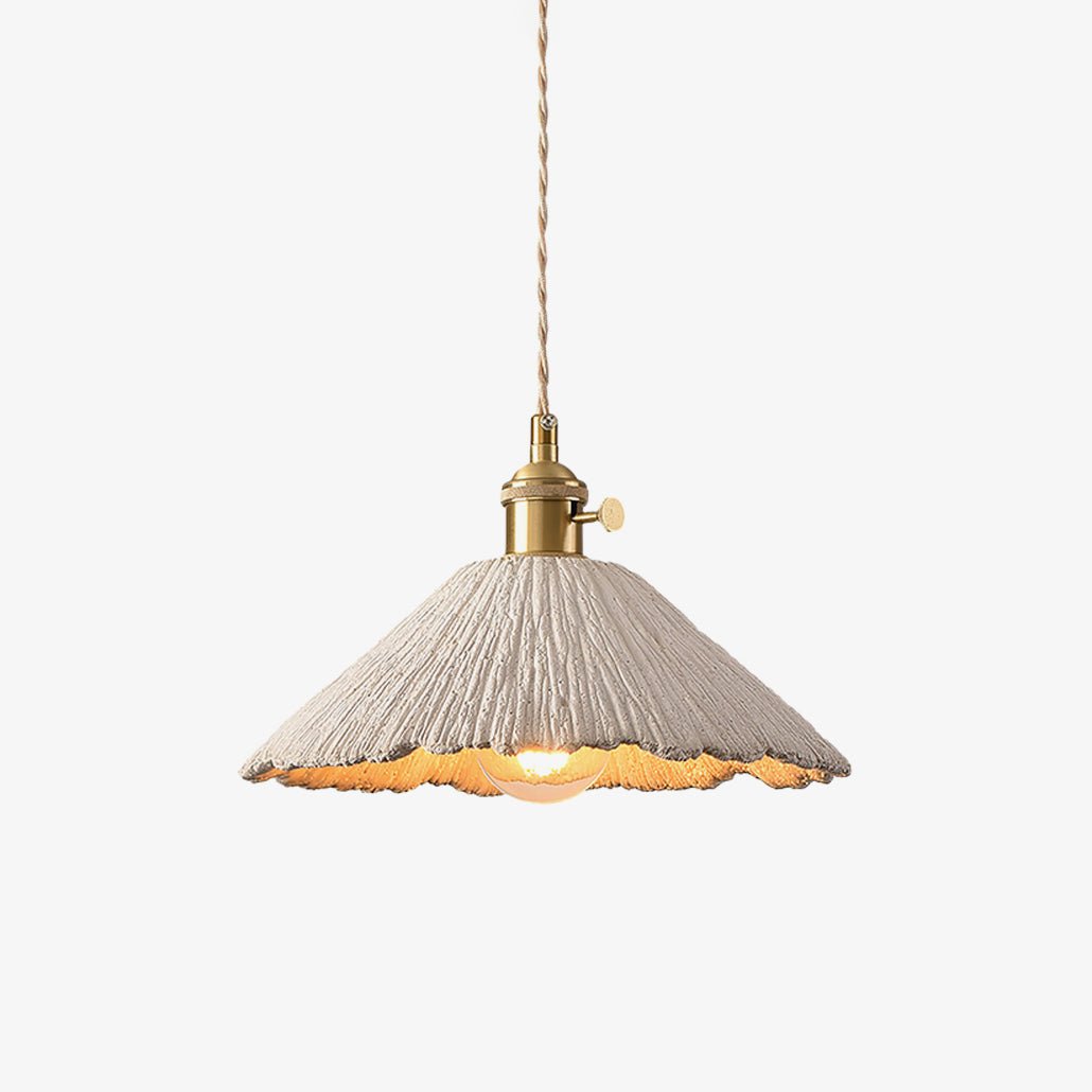 Suspension à hauteur réglable avec finition ciment, style minimaliste