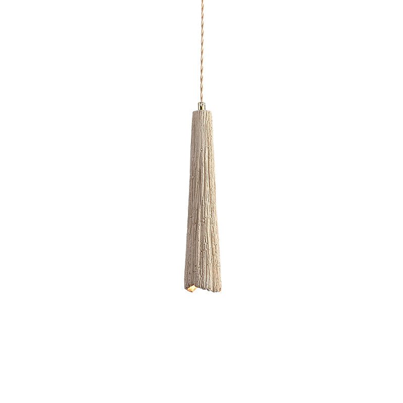 Suspension à hauteur réglable avec finition ciment, style minimaliste