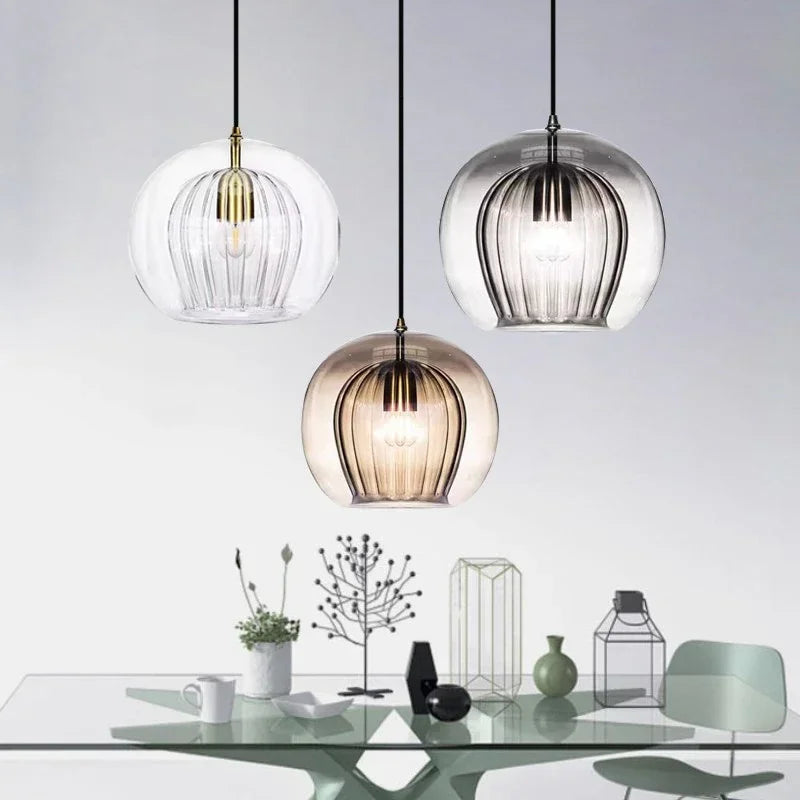 Modern Glass Pendant Light | Elegant Ambient Lighting | Meowbutter