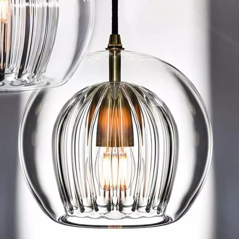 Modern Glass Pendant Light | Elegant Ambient Lighting | Meowbutter