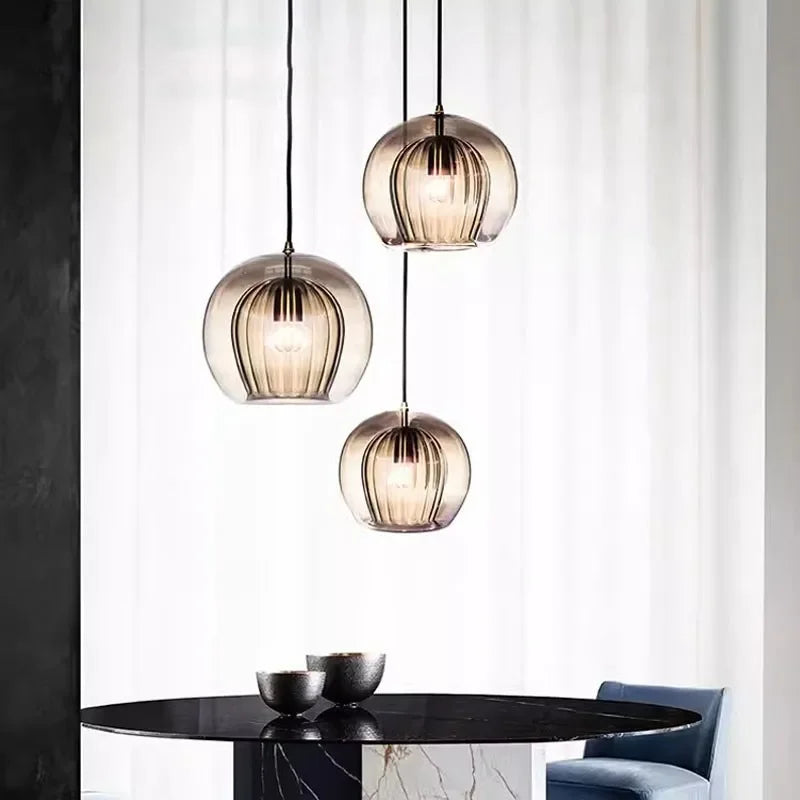 Modern Glass Pendant Light | Elegant Ambient Lighting | Meowbutter