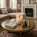 Modern 3D LED Candles For Safe Illumination, Set Of Two