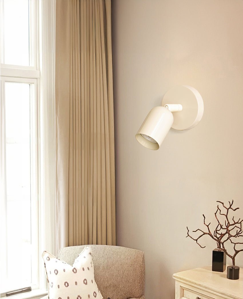 Modern Sleek Wall Light With Adjustable LED And Metal Finish