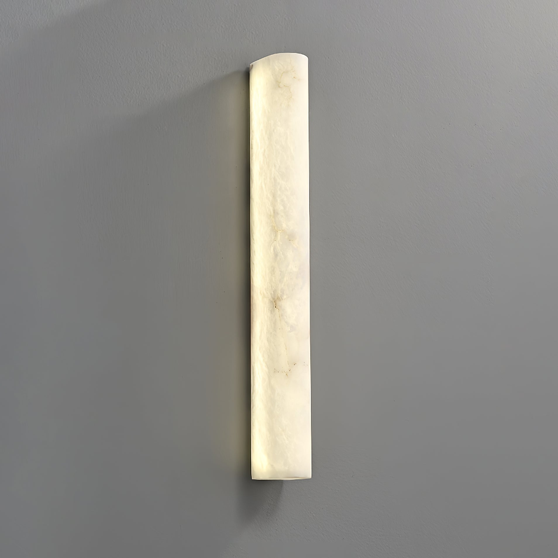 Wall Sconce In Alabaster LED With White Finish For Indoor Lighting