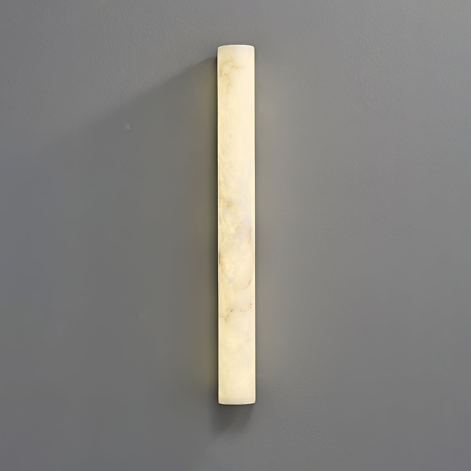 Wall Sconce In Alabaster LED With White Finish For Indoor Lighting