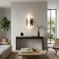 Alabaster Wall Light With Brass Accents For Modern Interiors