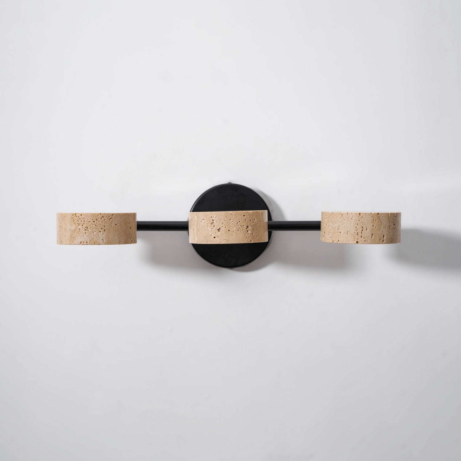 Dimmable Yellow Travertine Vanity Light For Modern Bathrooms