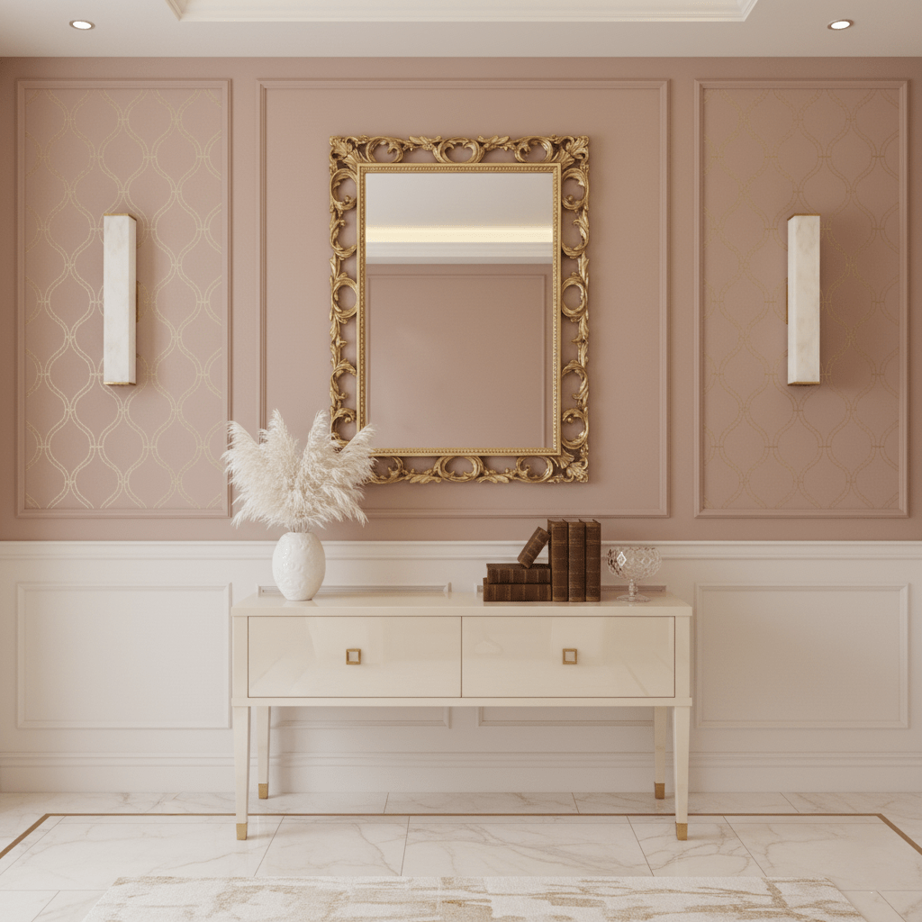 Applique da parete in ottone con LED e paralume in alabastro per interni moderni
