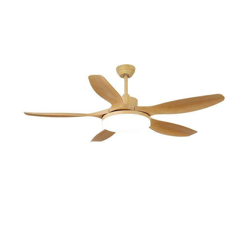 Six-Speed Ceiling Fan With Metal Housing And Integrated Light