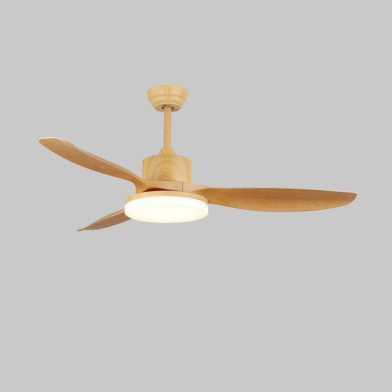 Six-Speed Ceiling Fan With Metal Housing And Integrated Light