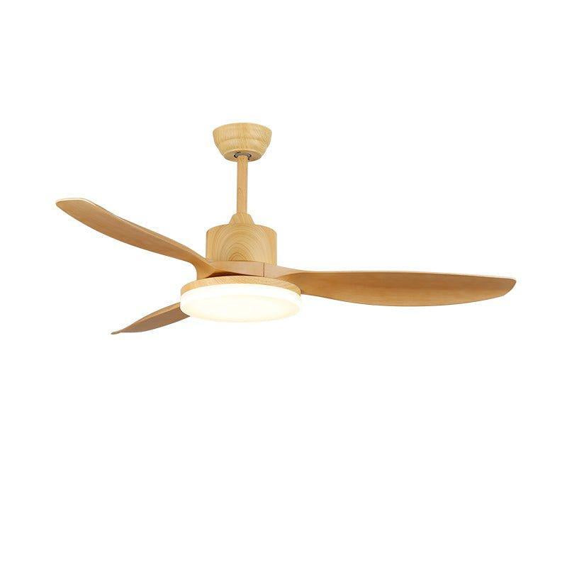 Six-Speed Ceiling Fan With Metal Housing And Integrated Light