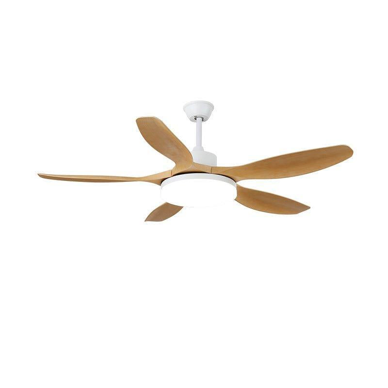 Six-Speed Ceiling Fan With Metal Housing And Integrated Light