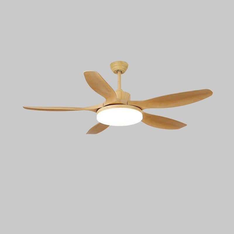 Six-Speed Ceiling Fan With Metal Housing And Integrated Light