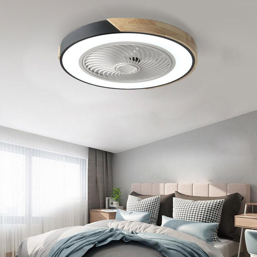 Lapát nélküli mennyezeti ventilátor — beépített LED-világítással és vezeték nélküli távirányítóval