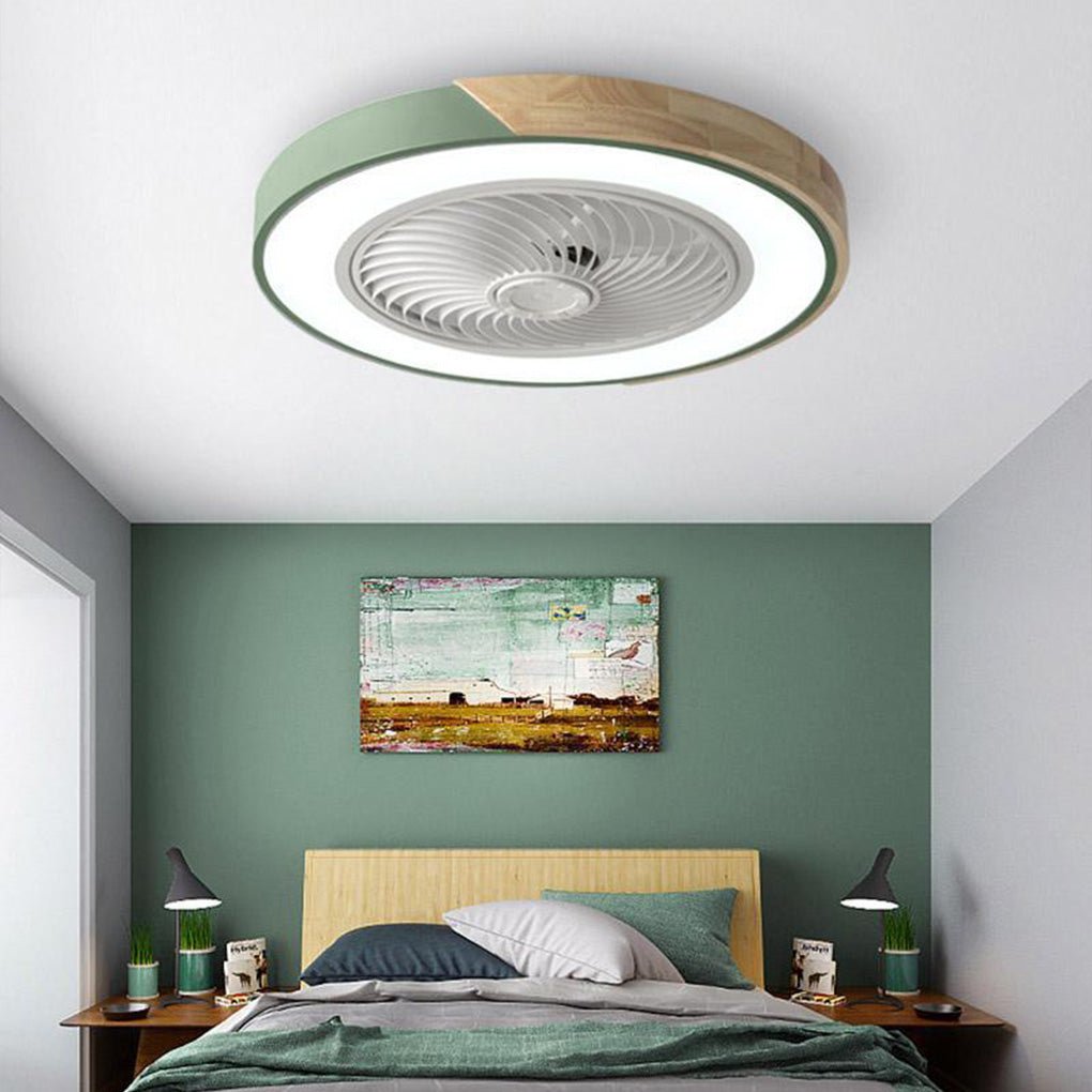Lapát nélküli mennyezeti ventilátor — beépített LED-világítással és vezeték nélküli távirányítóval