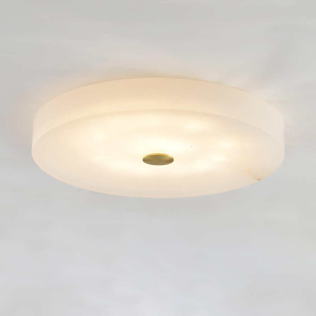 Plafonnier en albâtre dimmable avec LED intégrée