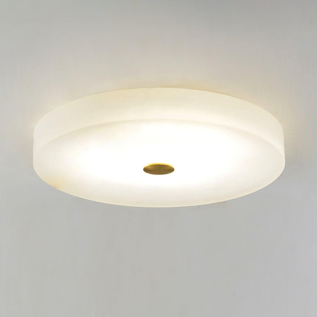 Plafonnier en albâtre dimmable avec LED intégrée