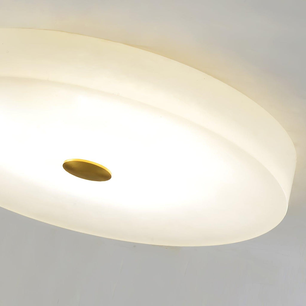 Plafonnier en albâtre dimmable avec LED intégrée