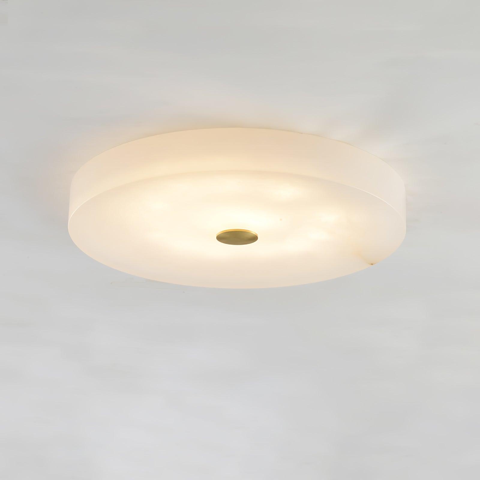 Plafonnier en albâtre dimmable avec LED intégrée