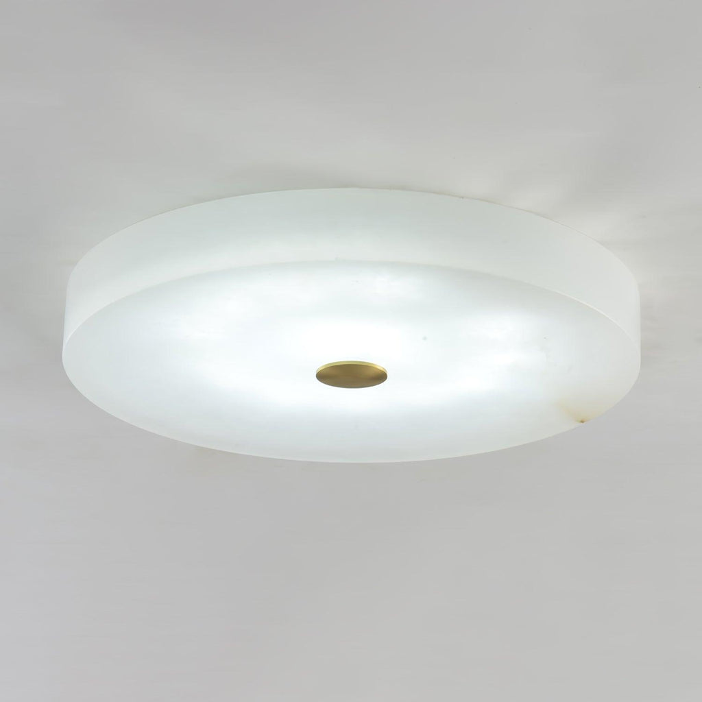 Plafonnier en albâtre dimmable avec LED intégrée