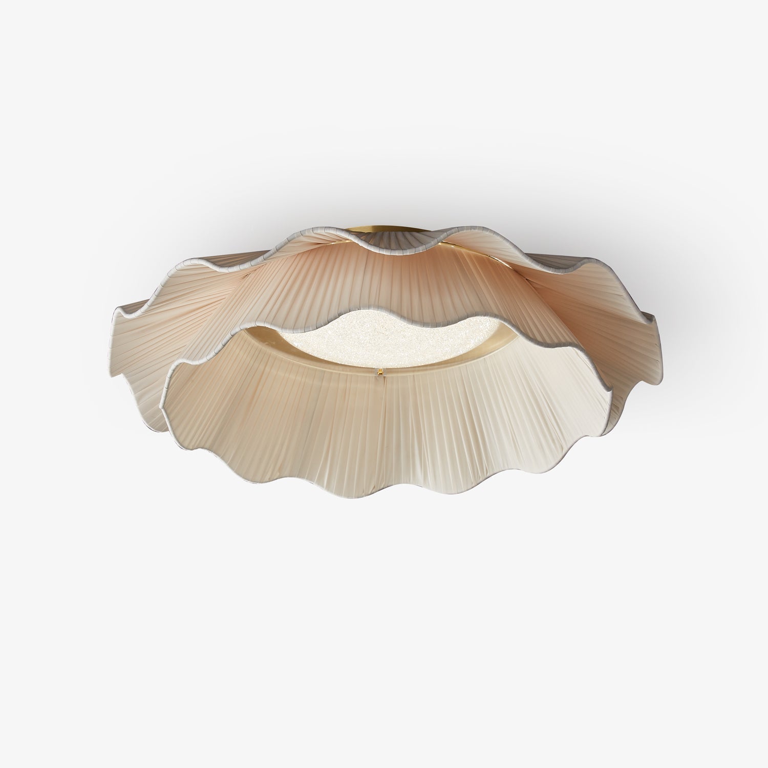 Brass Integrated LED Ceiling Light, Dimmable Modern Fixture