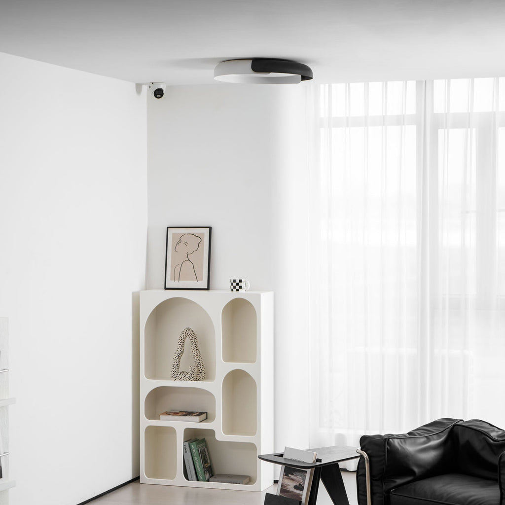 Contemporary Ceiling Light With Metal And Acrylic Dimmable