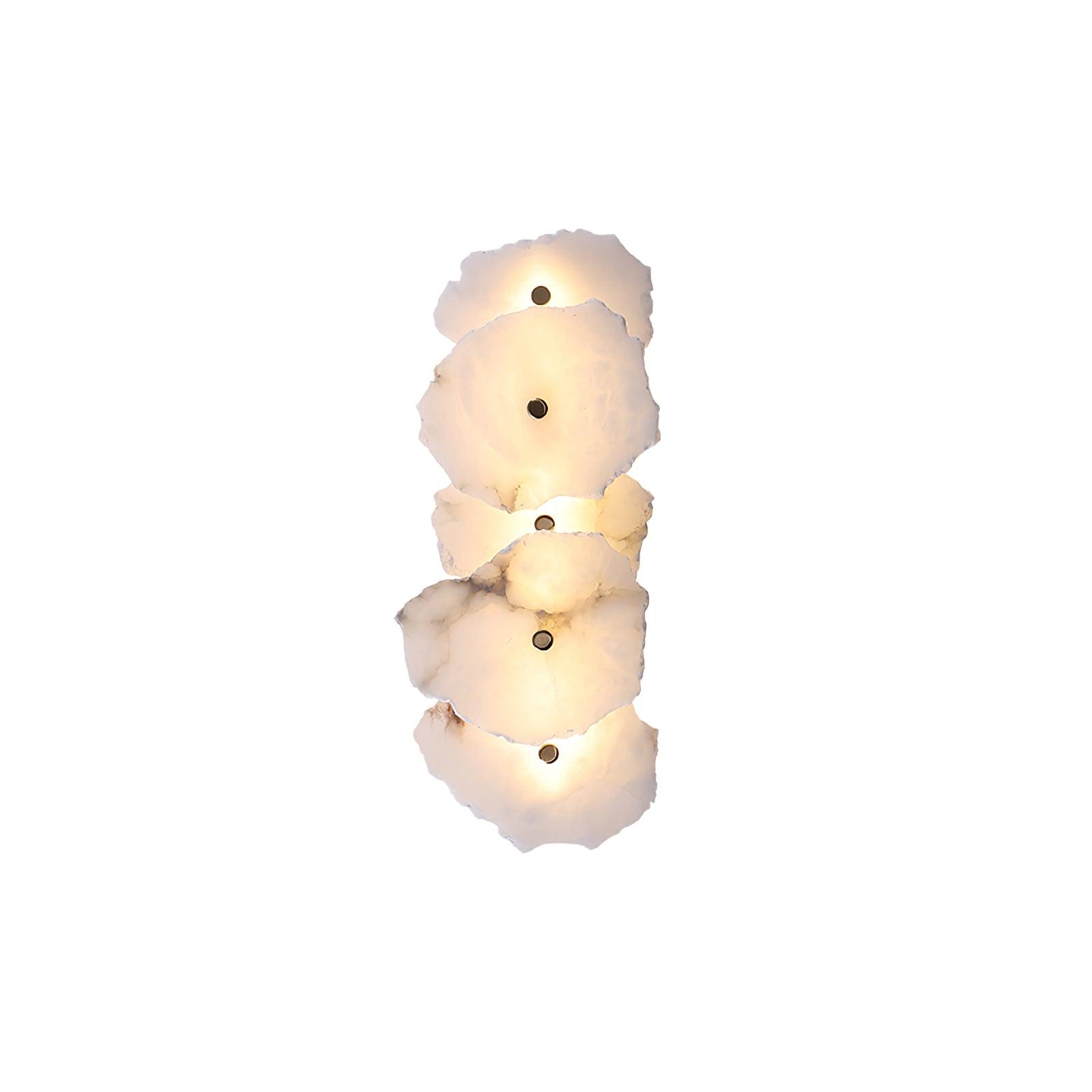 Applique murale moderne dimmable finition albâtre pour une ambiance chaleureuse | Meowbutter