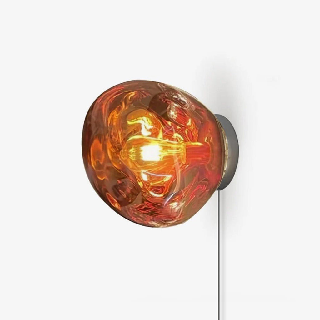 Lampada da parete LED moderna con finitura cromata ed effetto doppio | Meowbutter