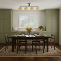 Quad Glass Shades Flush Mount Ceiling Light In Chrome And Gold