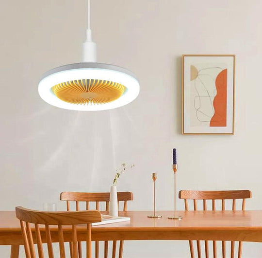 LED-takfläkt — fjärrkontroll, justerbara hastigheter, integrerad belysning